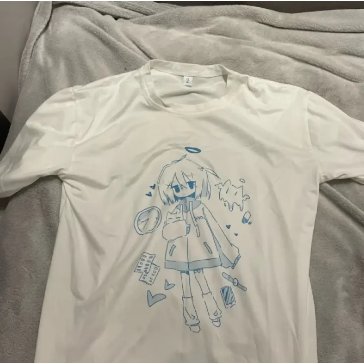 Harajuku Angel Print Oversized T-Shirt - Best Sellers - T-Shirt - 7