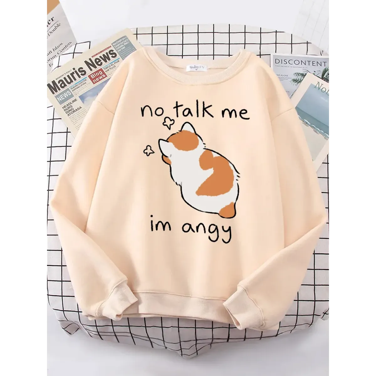 Kawaii ’Im Angy’ Cat Hoodie - Best Sellers - 1