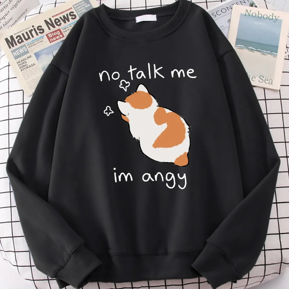 Kawaii ’Im Angy’ Cat Hoodie - Best Sellers - 7