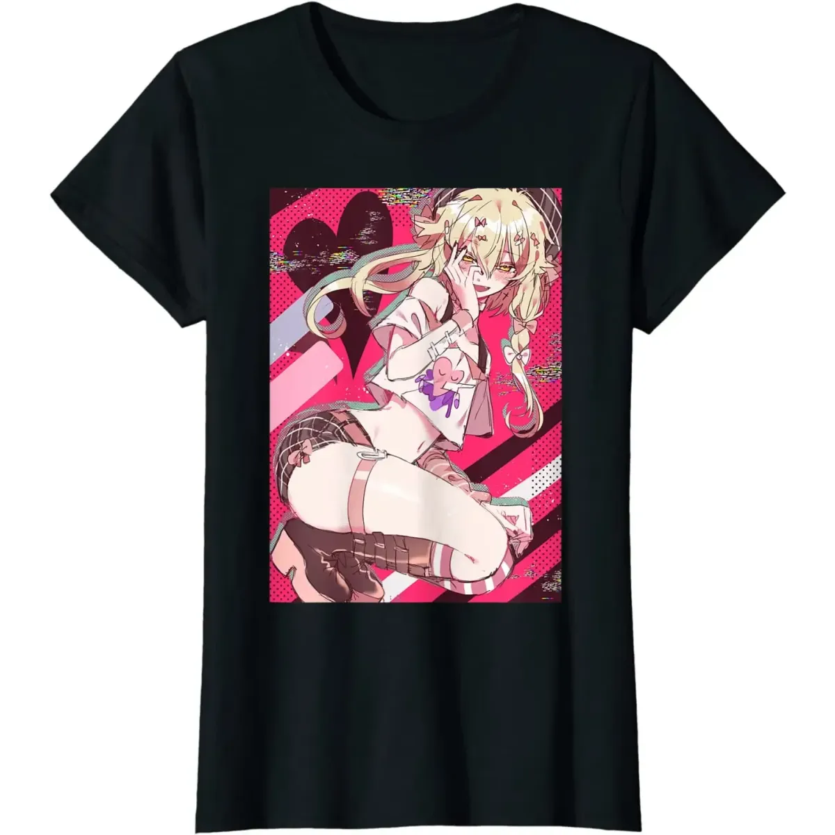 Anime Harajuku Graphic T-Shirt - Anime - T-Shirts - 1