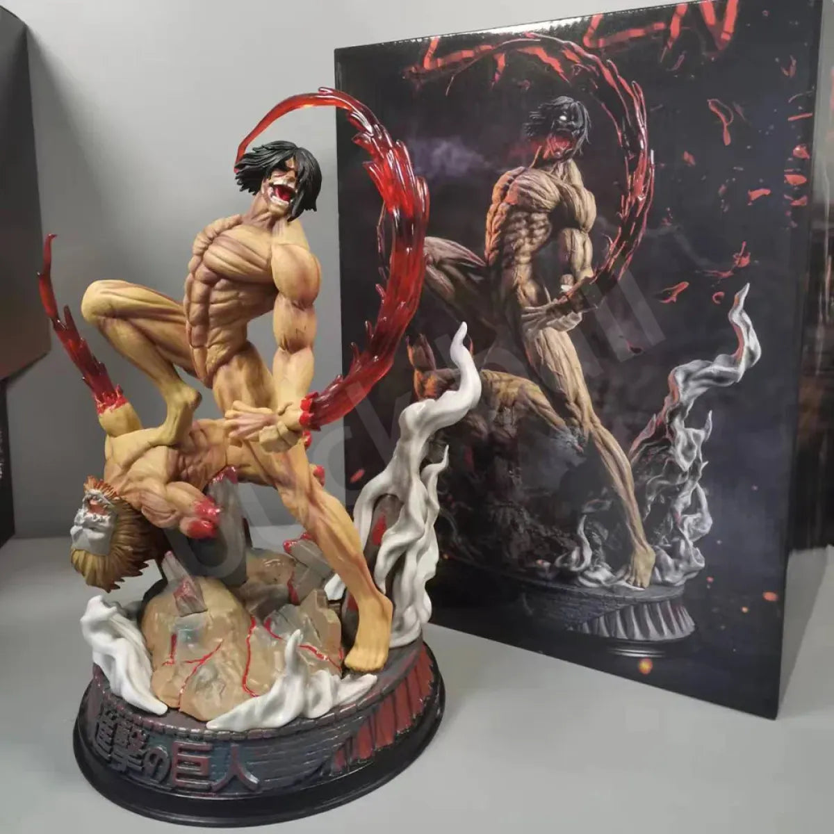 Attack on Titan Eren Jaeger Figure 29cm - PVC Armored Titan Statue - Early Spring Collection - Figures - 18