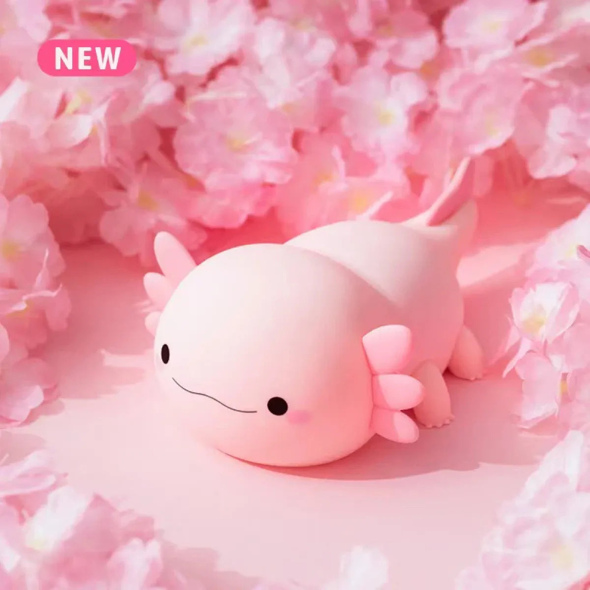 Axolotl Night Light – USB Rechargeable Silicone Touch Lamp - Best Sellers - Lighting - 7