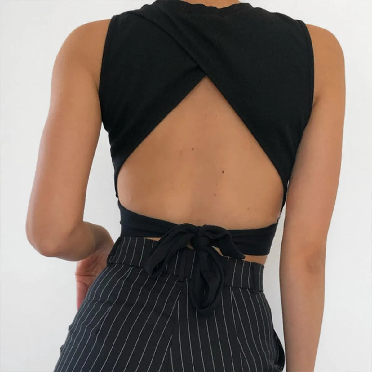 Casual Backless Streetwear Tops - Best Sellers - 1