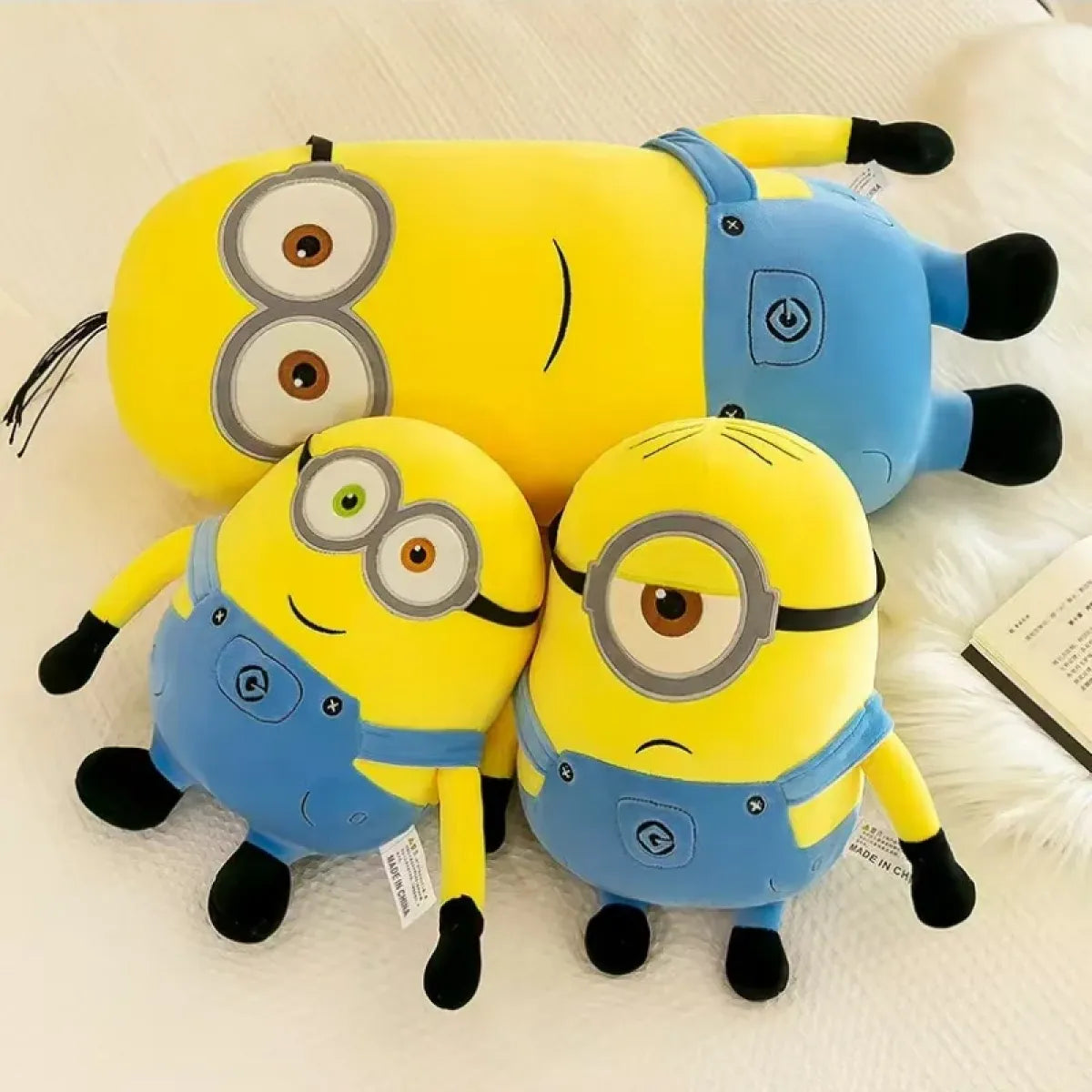 Kawaii Minions Plush Toys – 30-40cm Soft Dolls for Birthday Gift - Best Sellers - Plushie - 1