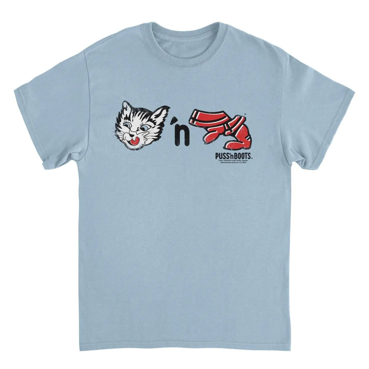 Puss n Boots Retro Cat Food Graphic T-Shirt - Best Sellers - T-Shirt - 1