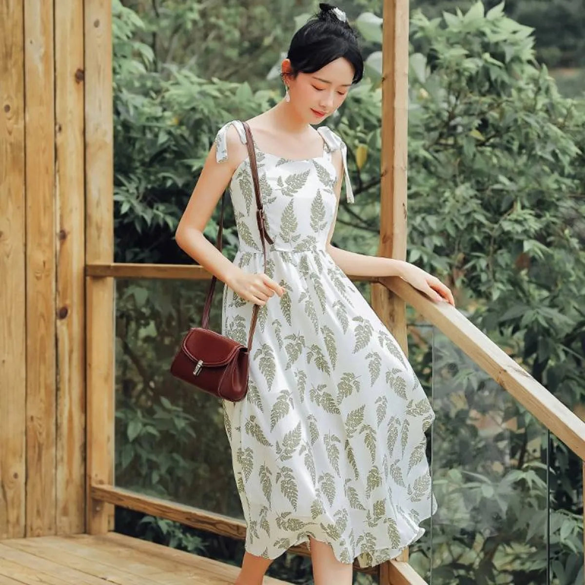 Bohemian Style Long Dress - All Dresses - 1