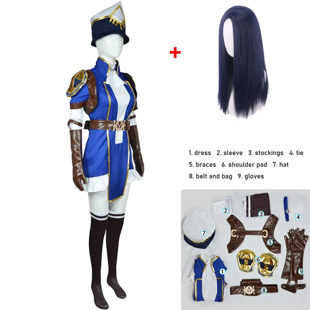 Caitlyn Kiramman Sheriff Cosplay Set – Arcane League - Best Sellers - Cosplay - 1