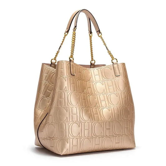 CHCH Embossed Chain Strap Large Tote Bag - Best Sellers - Tote Bag - 7