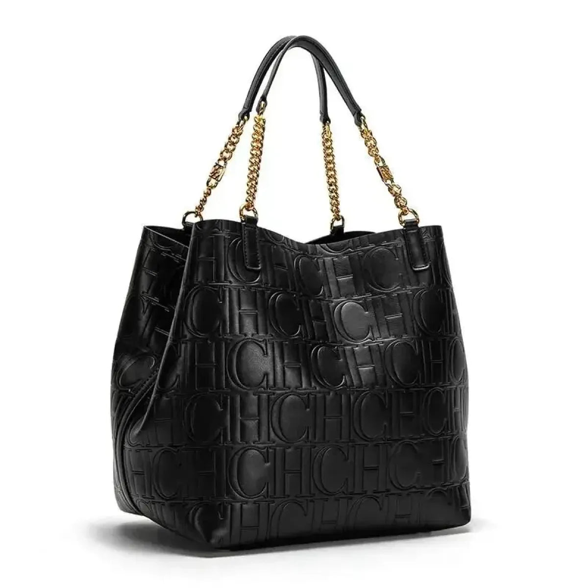 CHCH Embossed Chain Strap Large Tote Bag - Best Sellers - Tote Bag - 1