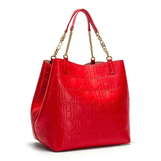 CHCH Embossed Chain Strap Large Tote Bag - Best Sellers - Tote Bag - 8