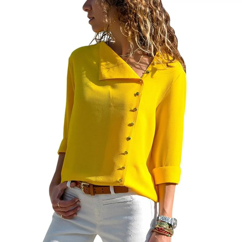 Chiffon Blouse With Buttons - Best Sellers - 1