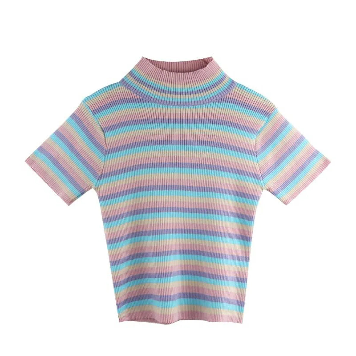 Colorful Striped Crop Top - Best Sellers - 1