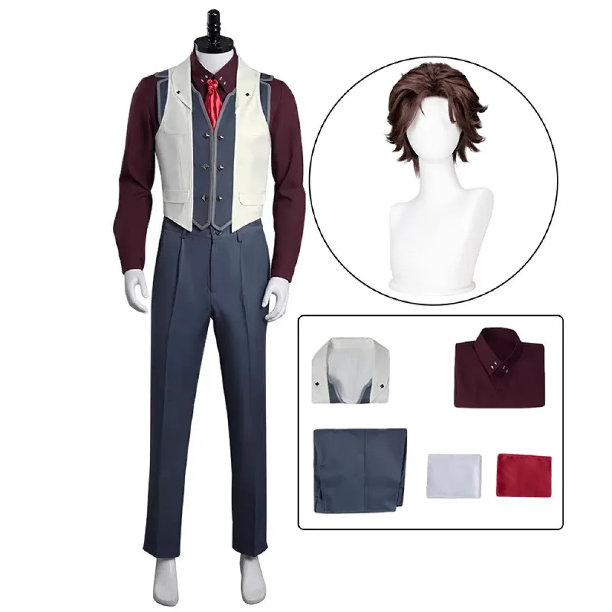 Viktor Arcane Cosplay Costume with Wig Set - Best Sellers - Cosplay - 1