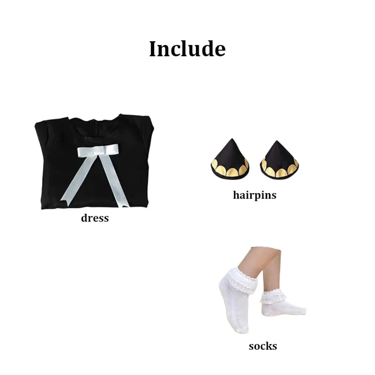 Anya Forger Cosplay Set with Wig & Accessories - Best Sellers - Cosplay - 4