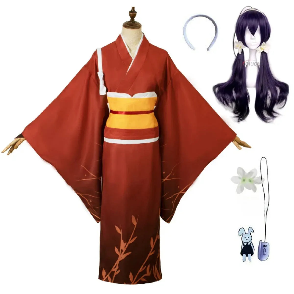 Izumi Kyouka Kimono Cosplay Set – Bungo Stray Dogs - Best Sellers - Cosplay - 1