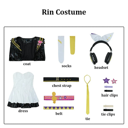 Rin & Len Vocaloid Cosplay Set with Wig & Headset - Anime - Cosplay - 8