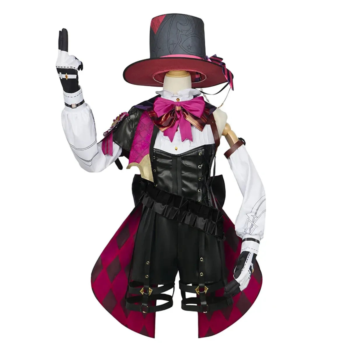 Lyney Fontaine Magician Cosplay Set – Genshin Impact - Best Sellers - Cosplay - 1