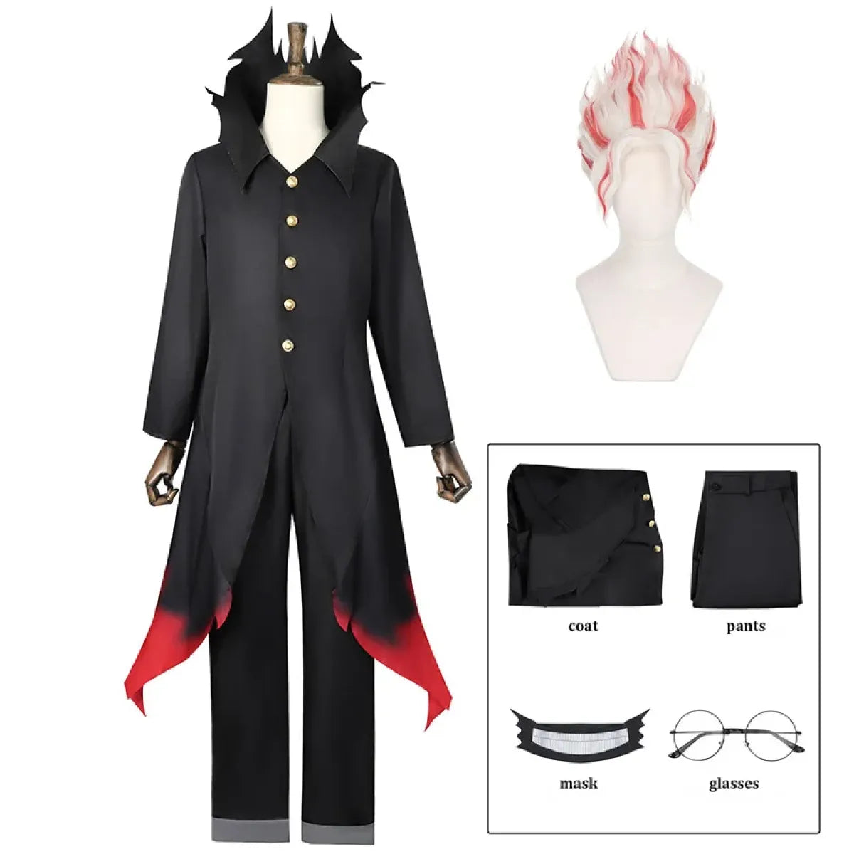 Okarun Dandadan Cosplay Costume Set with Wig & Glasses - Best Sellers - Cosplay - 1
