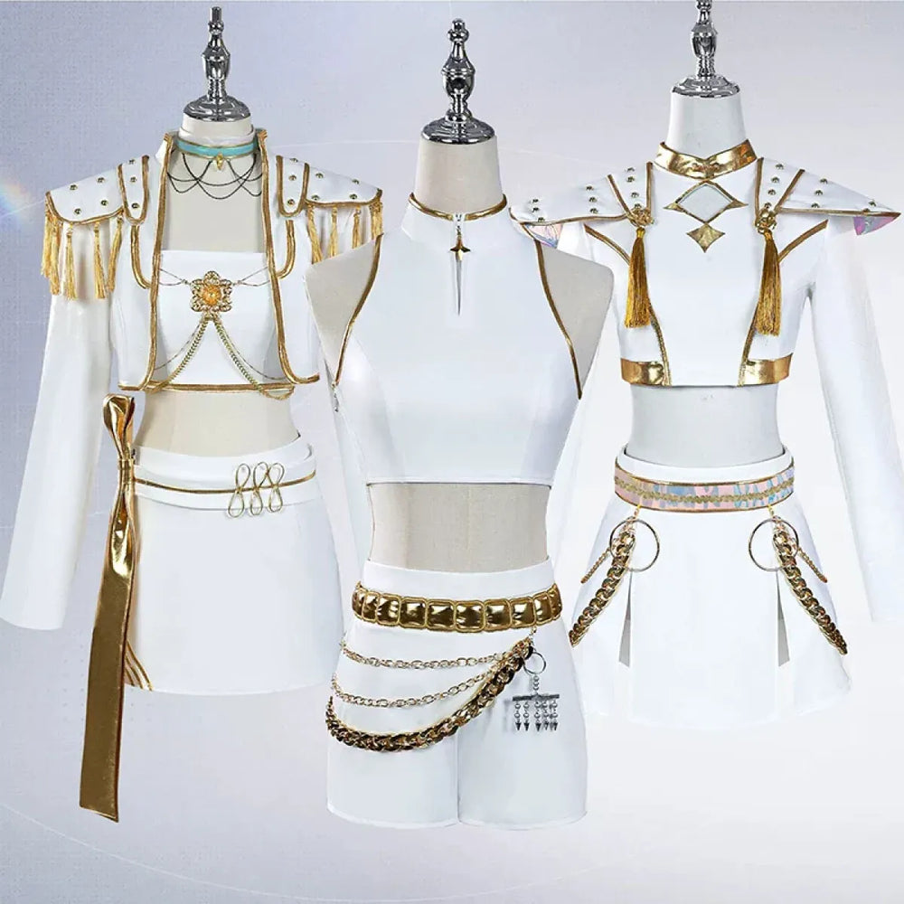 Rumi Mira Zoey White KPop Idol Cosplay Costume Set - Best Sellers - Cosplay - 1