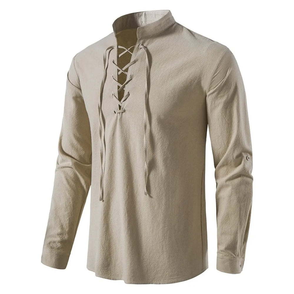 Men’s Cotton Linen Tee Shirt - Best Sellers - 1