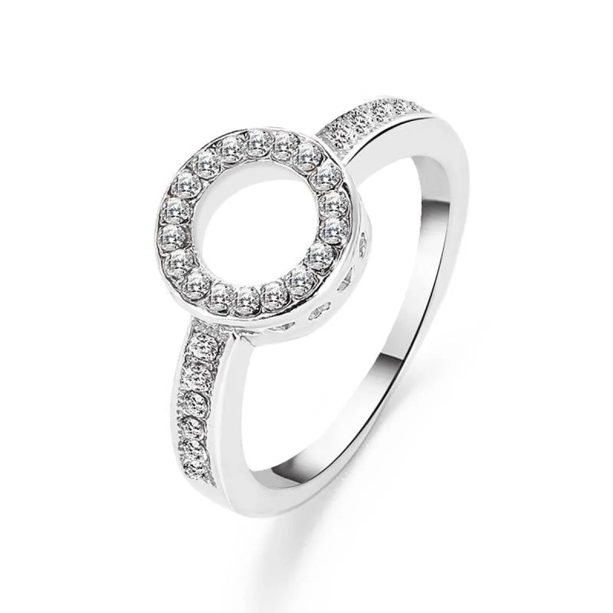Crystal Decorated Wedding Ring - Accessories - 10
