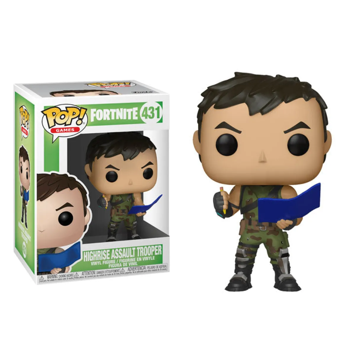 Funko POP 431: Fortnite S1-Highrise Assault Trooper Figure - Best Sellers - Figures - 1