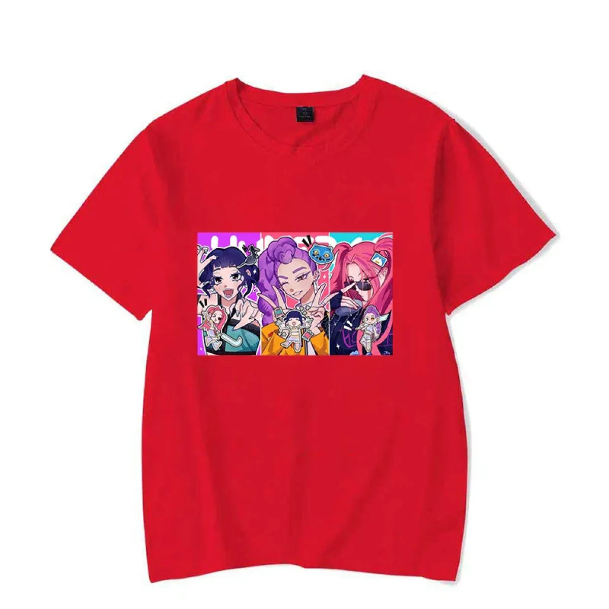 Kawaii KPop Demon Hunter Graphic Tee - Best Sellers - T-Shirt - 5