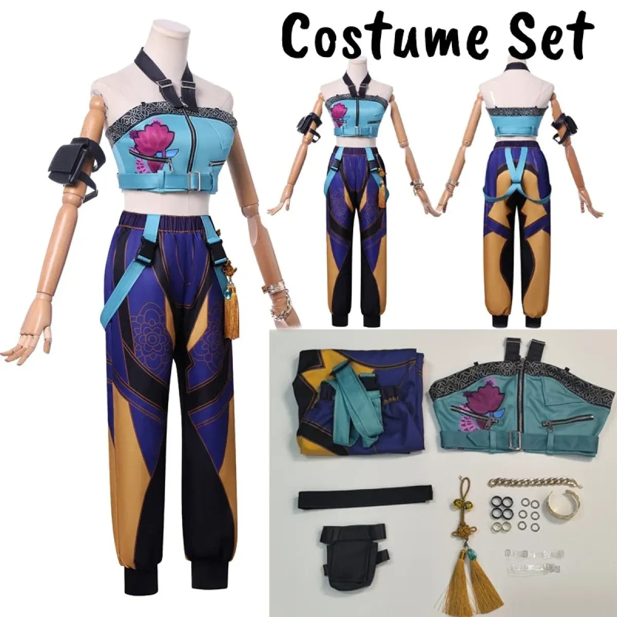 Zoey Demon Hunter Cosplay Costume Set - Best Sellers - Cosplay - 7