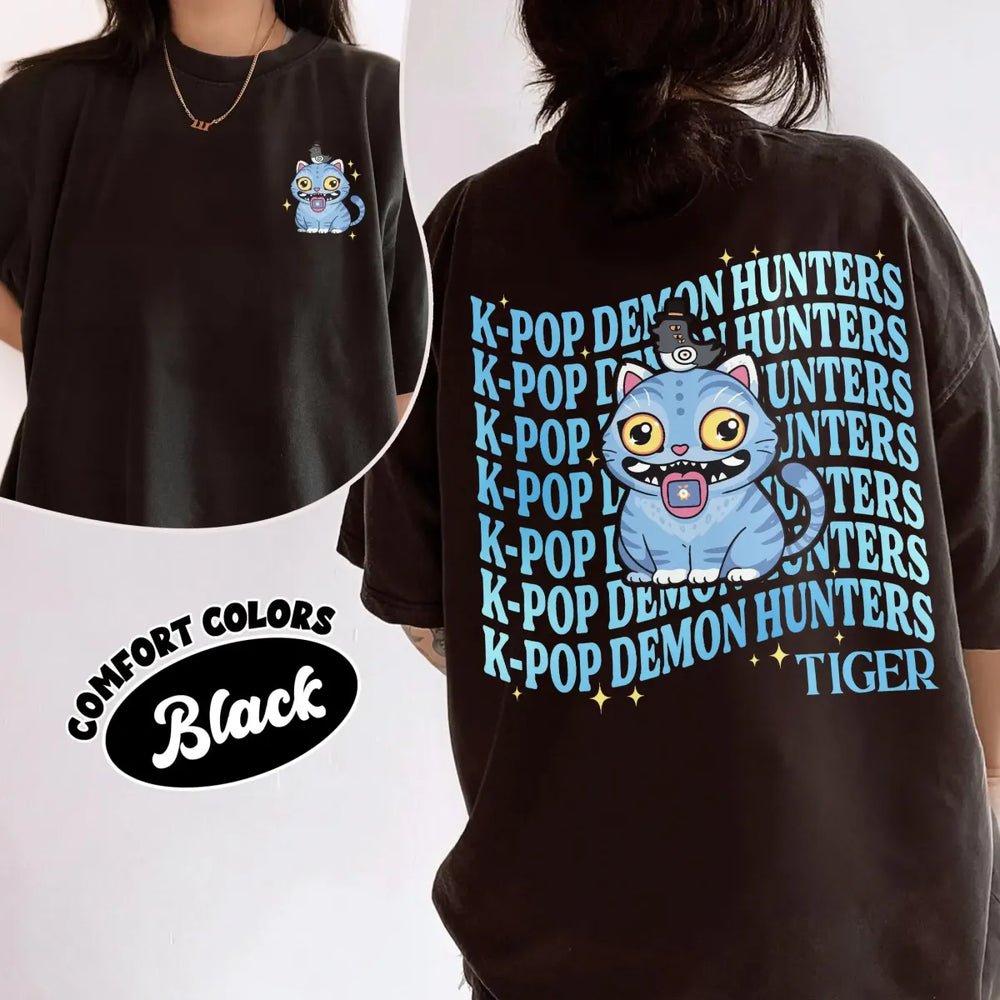 K-Pop Demon Hunters Tiger Oversized T-Shirt - Best Sellers - T-Shirt - 1