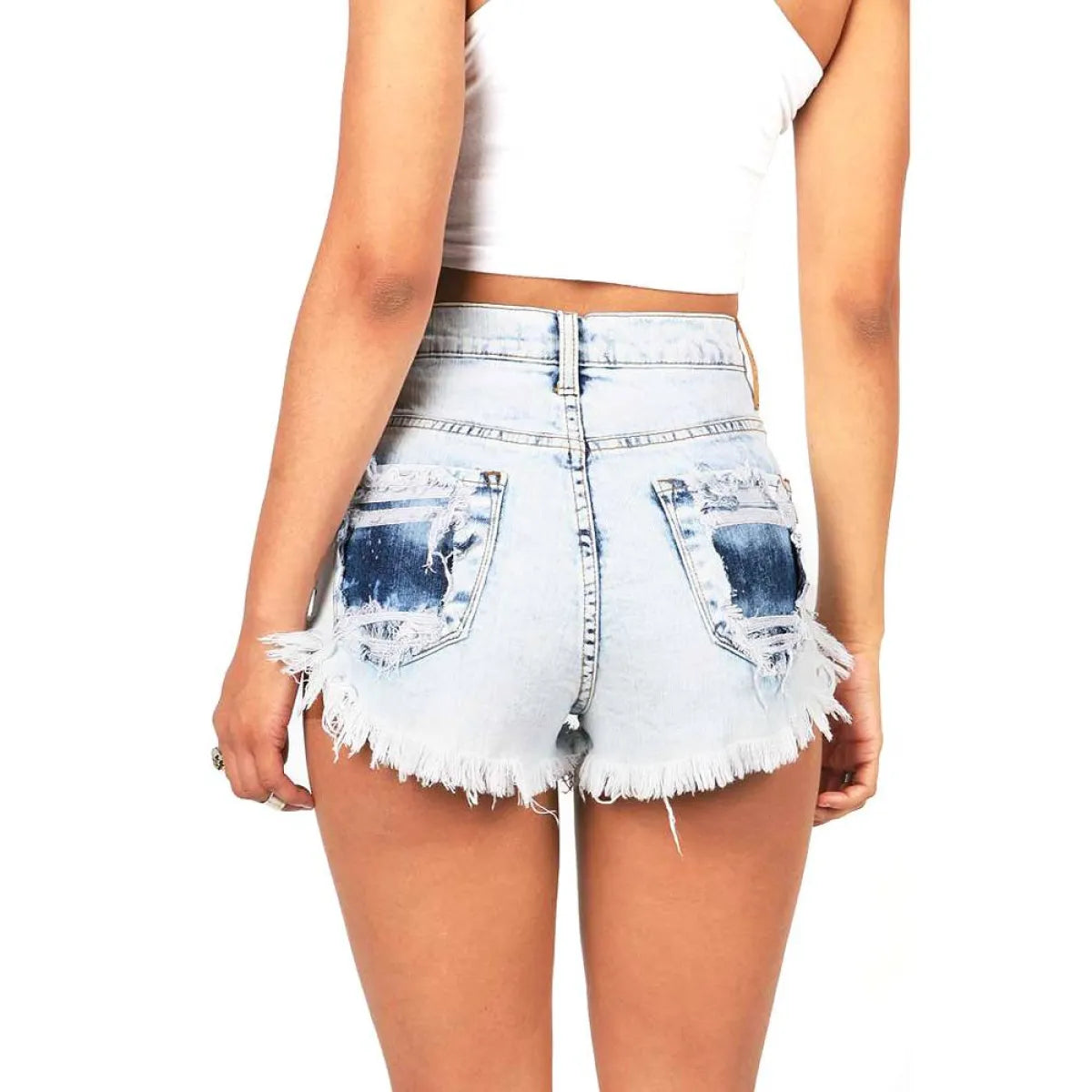 Distressed Denim Shorts - Best Sellers - 1