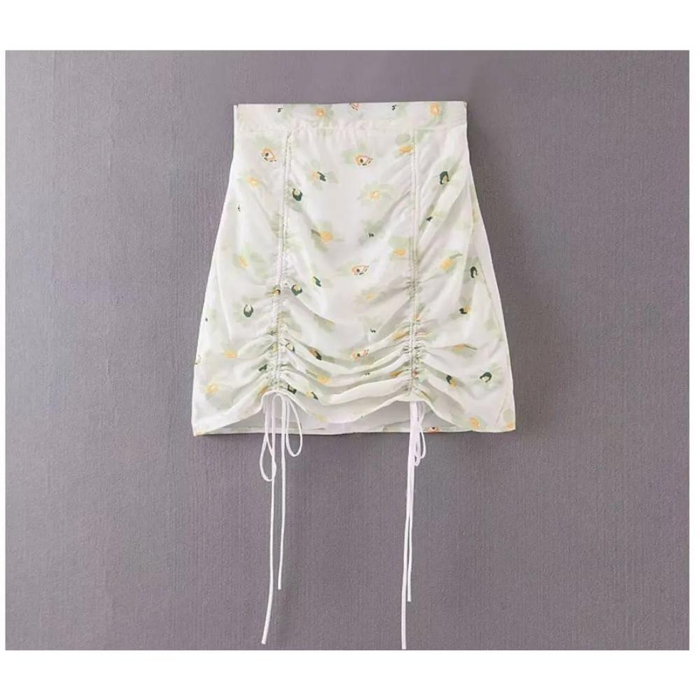Drawstring Mini Skirt - Best Sellers - 1