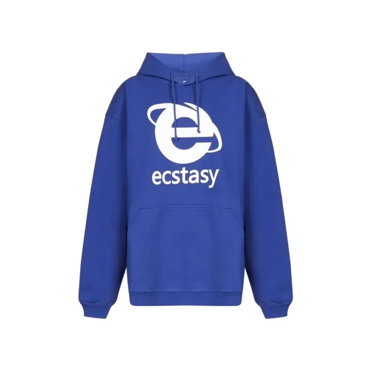 Ecstasy Print Oversized Hoodie - Harajuku Streetwear Pullover for Men & Women - Best Sellers - 1