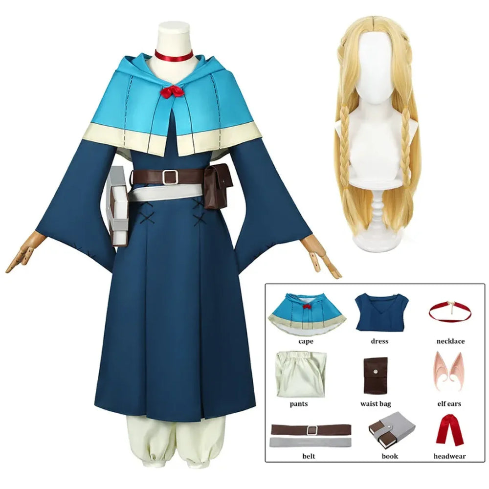 Marcille Cosplay Costume Set – Delicious in Dungeon - Best Sellers - Cosplay - 1