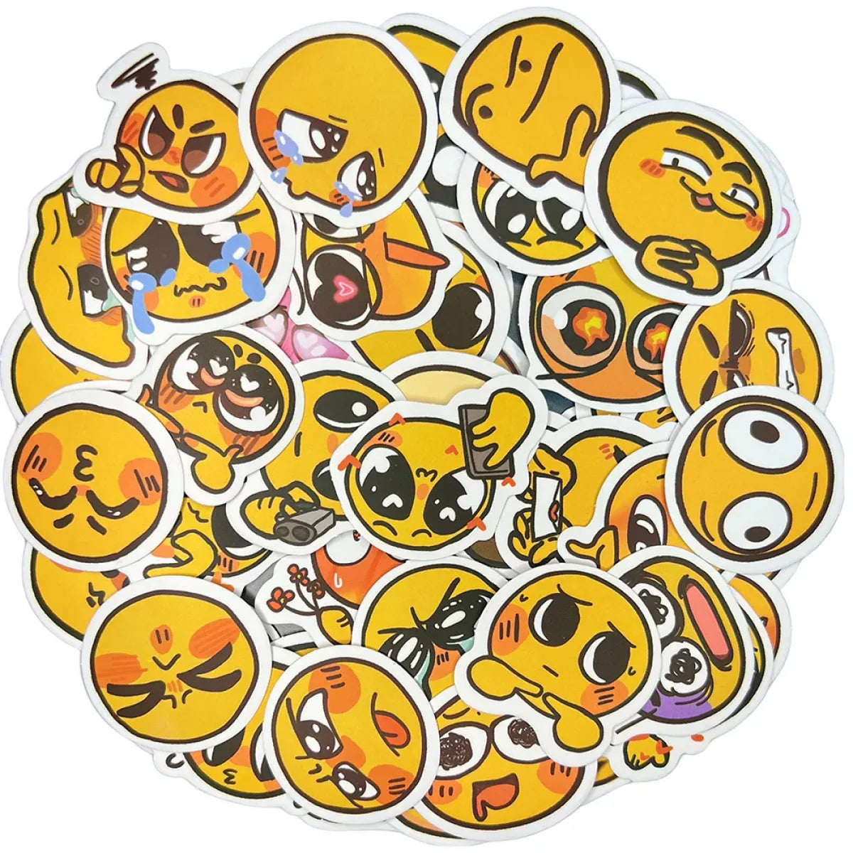 Emoji Funny Face Stickers Pack - Best Sellers - Stationary & More - 1