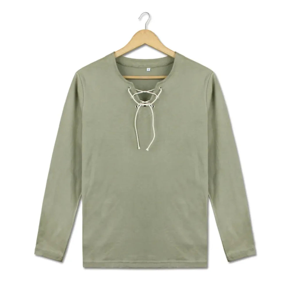 Eren Jaeger Cosplay Green Lace-Up T-Shirt - Best Sellers - Cosplay Outfit - 1