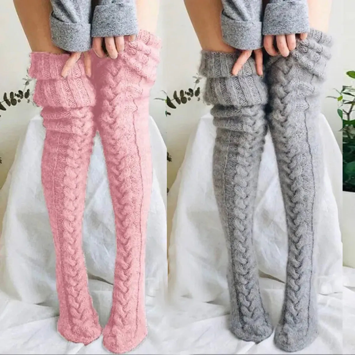 Extra Long Thigh High Stockings - Harajuku Winter Leg Warmers - Best Sellers - 1