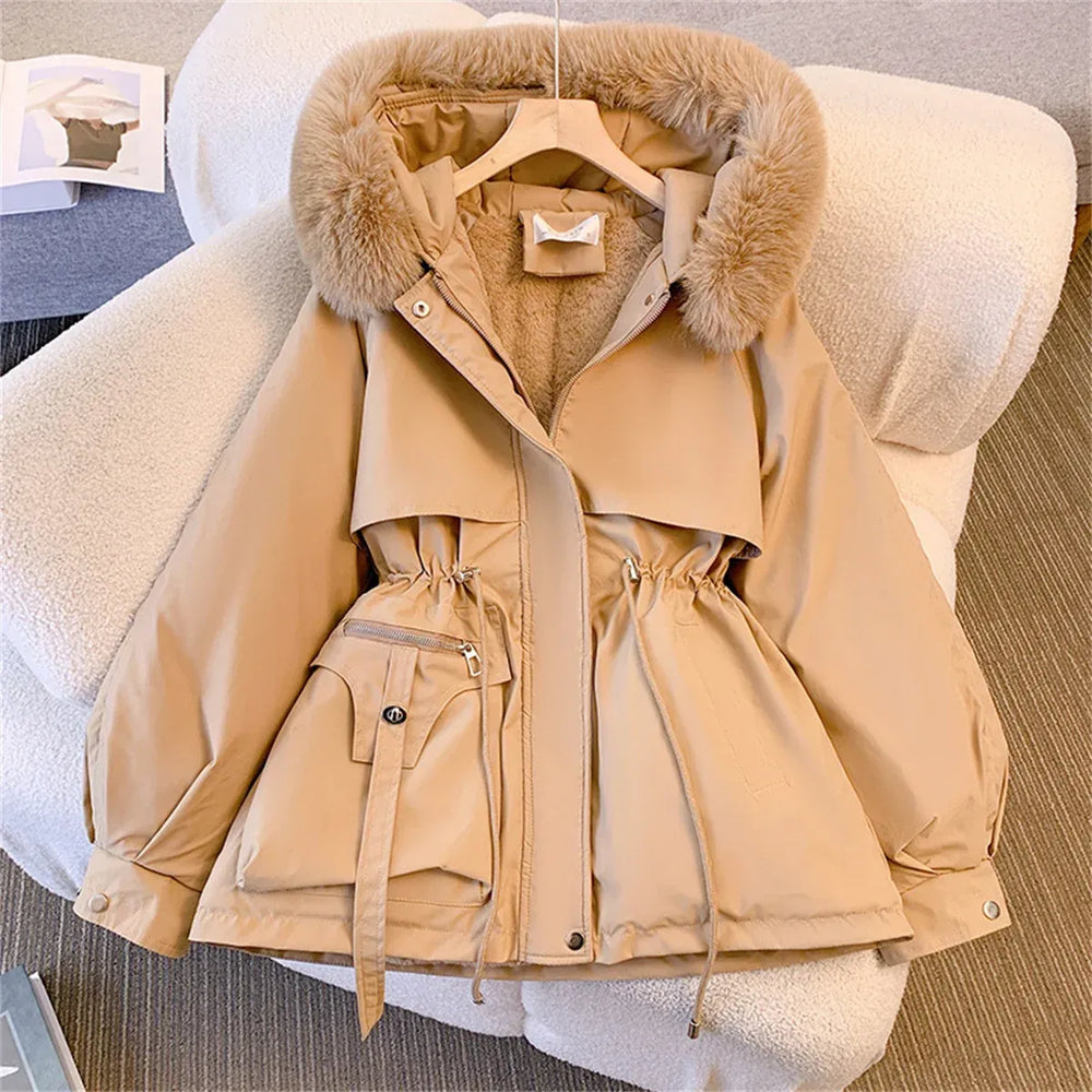 Korean Hooded Drawstring Padded Winter Parka - Best Sellers - Jacket - 1