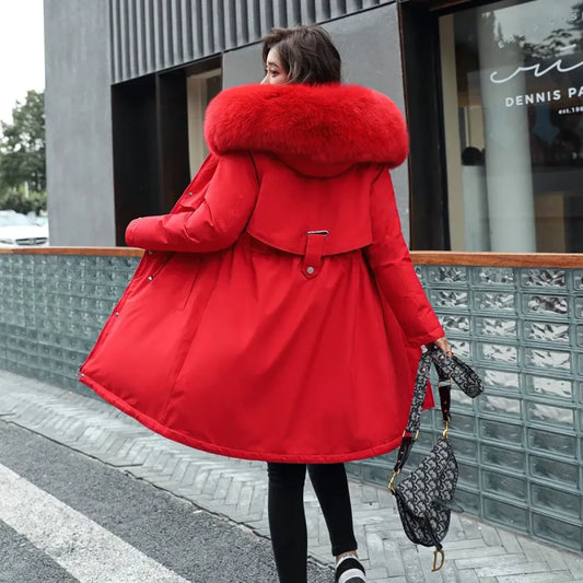 Faux Fur Lined Hooded Winter Parka Coat - Best Sellers - Coat - 11