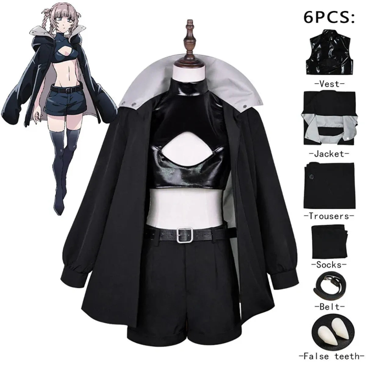 Nanakusa Nazuna Cosplay Outfit – Call of the Night - Best Sellers - Cosplay Outfit - 1