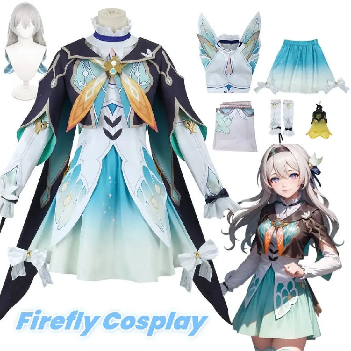 Firefly Cosplay Costume – Honkai: Star Rail Outfit Full Set - 🎃 Spooky Season 🎃 - Cosplay - 1