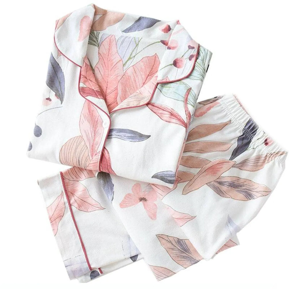 Floral Cotton Pajamas - Best Sellers - 1
