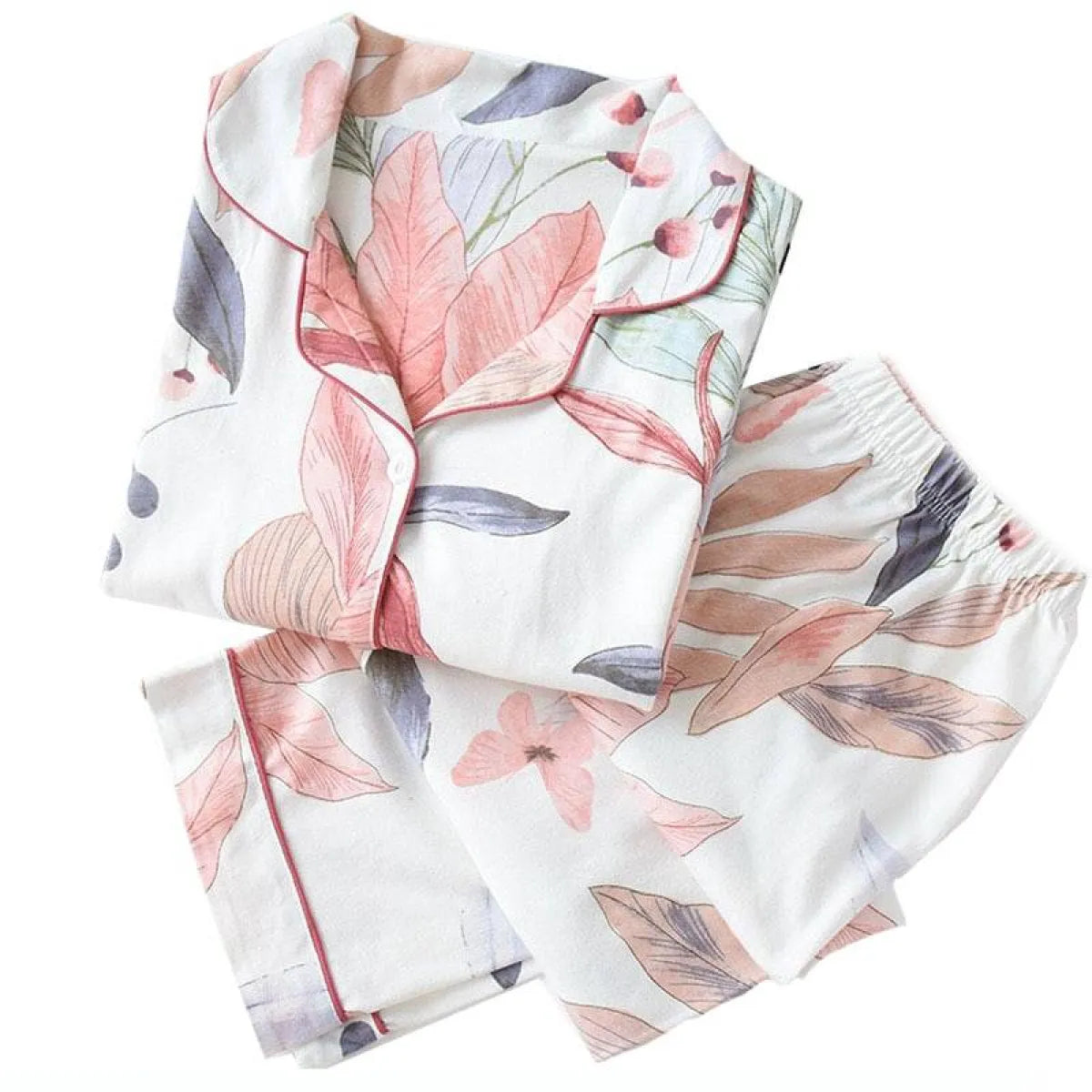 Floral Cotton Pajamas - Best Sellers - 1