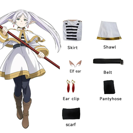 Frieren Cosplay Costume – Beyond Journey’s End - Best Sellers - Cosplay - 6