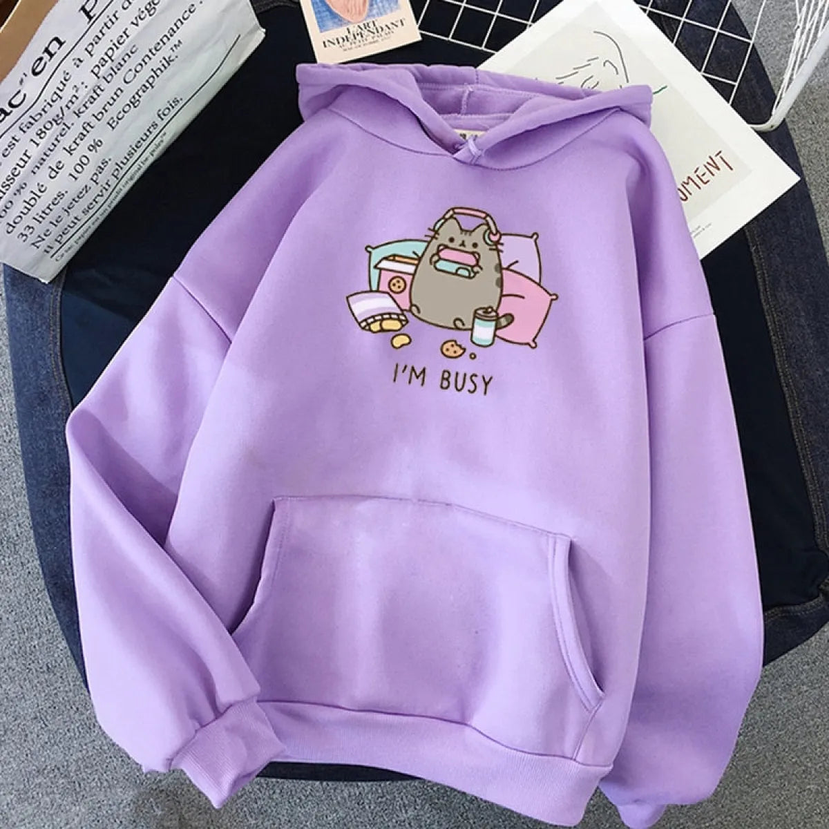 ’I’m Busy’ Gaming Cat Hoodie - Best Sellers - 1