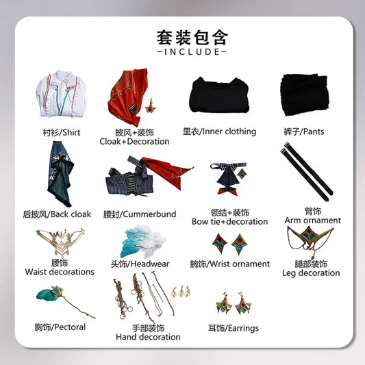 Kaveh Genshin Impact Cosplay Costume Set - Best Sellers - Cosplay - 9