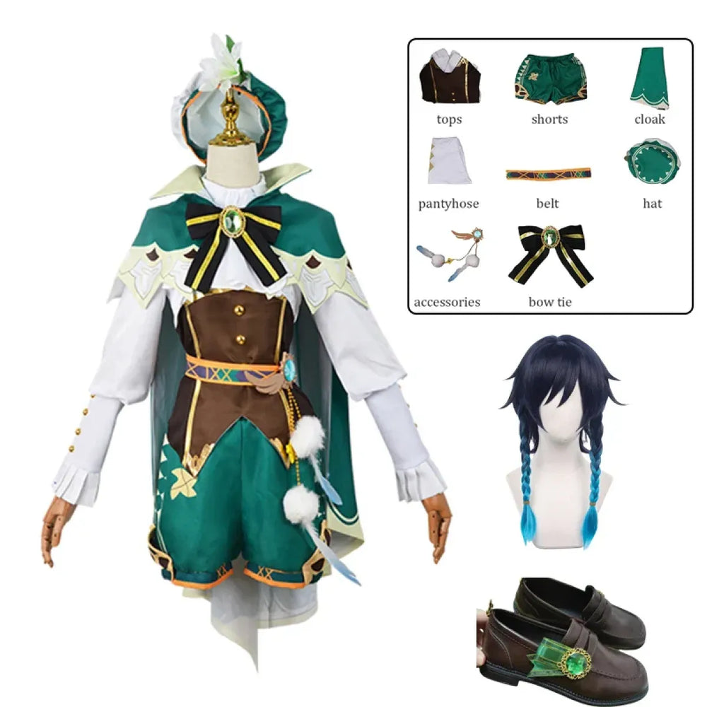 Venti Genshin Impact Cosplay Costume Set - Best Sellers - Cosplay - 1