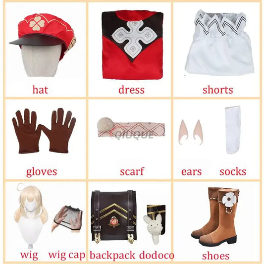 Genshin Impact Klee Cosplay Set with Wig & Boots - Best Sellers - Cosplay - 3