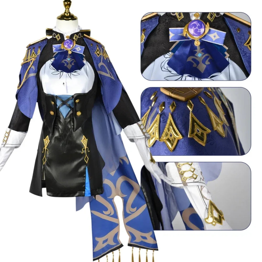 Clorinde Genshin Impact Cosplay Costume Set - Best Sellers - Cosplay - 1