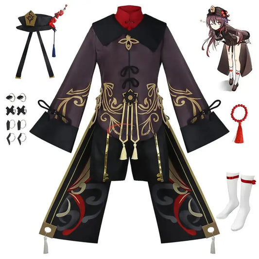 Hu Tao Genshin Impact Cosplay Costume Set - Best Sellers - Cosplay - 5