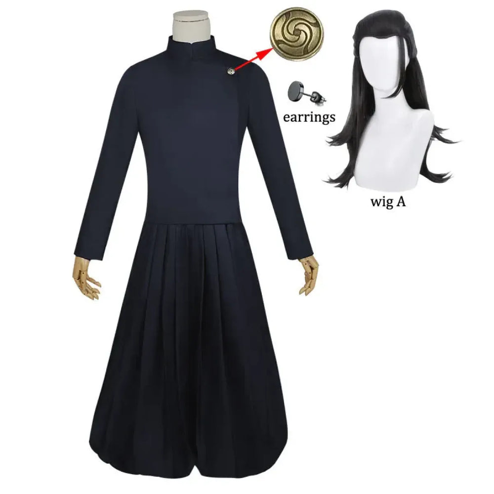 Geto Suguru Jujutsu Kaisen Cosplay Set with Wig & Earrings - Best Sellers - Cosplay - 1